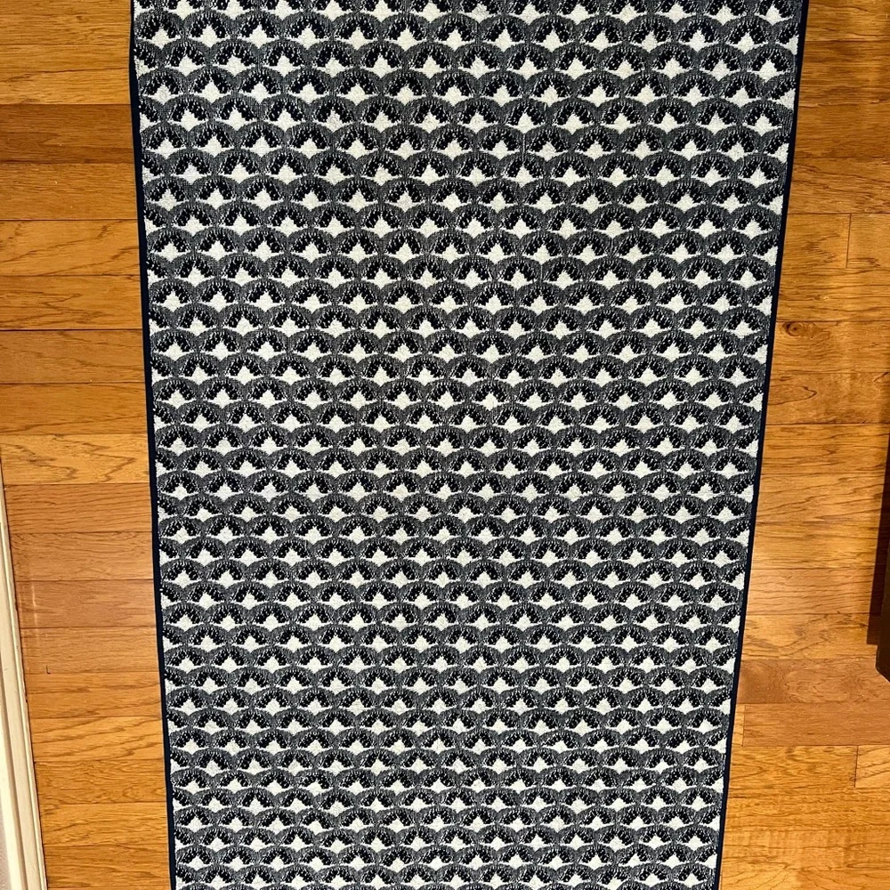 Soho Loft Blue Patterned towel. Set of two.